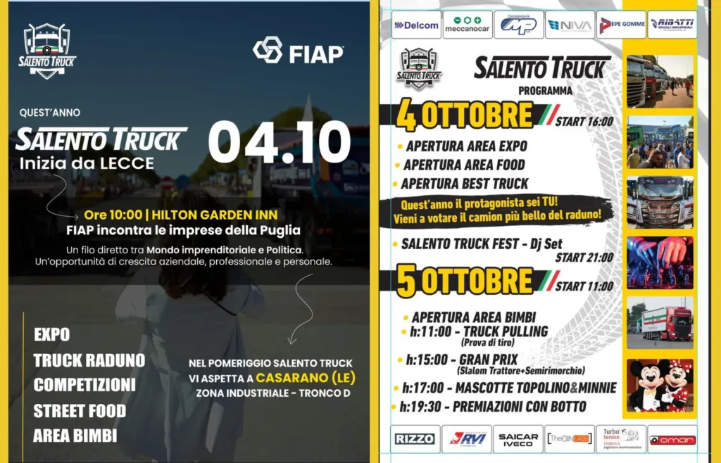 Locandina evento "Salento Truck 2025"